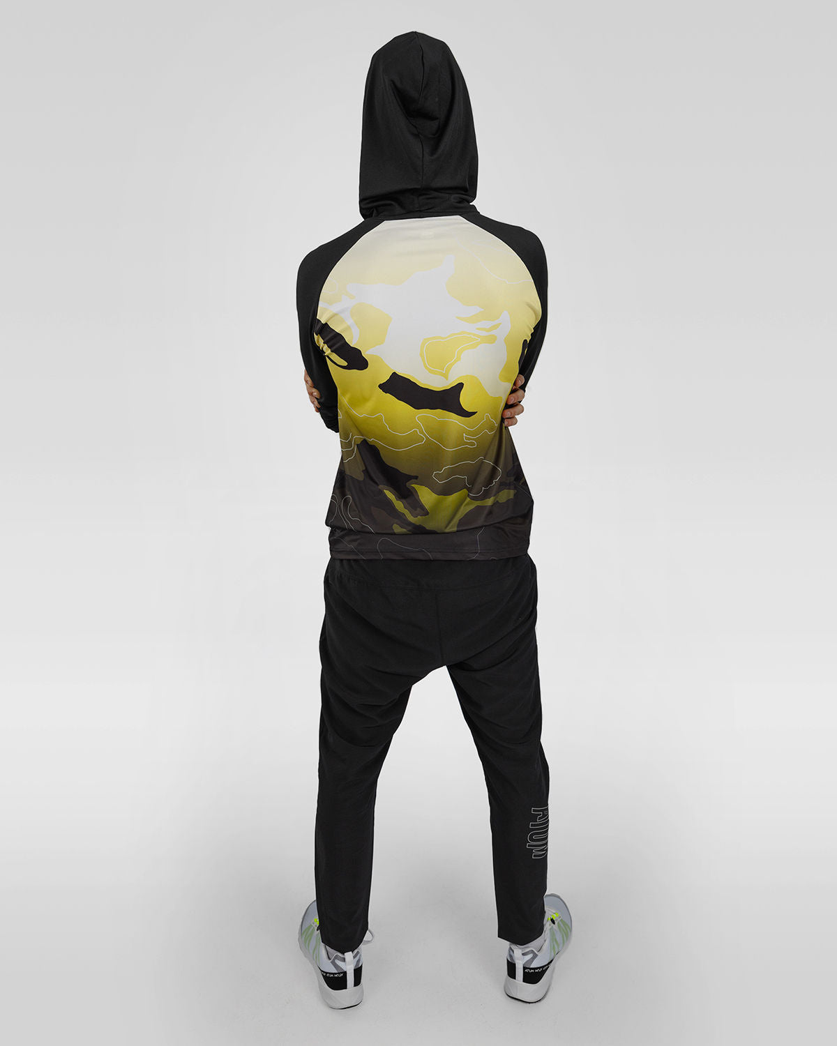 Training Long Sleeves Men's Yellow T-Shirt-Atum -15768660
