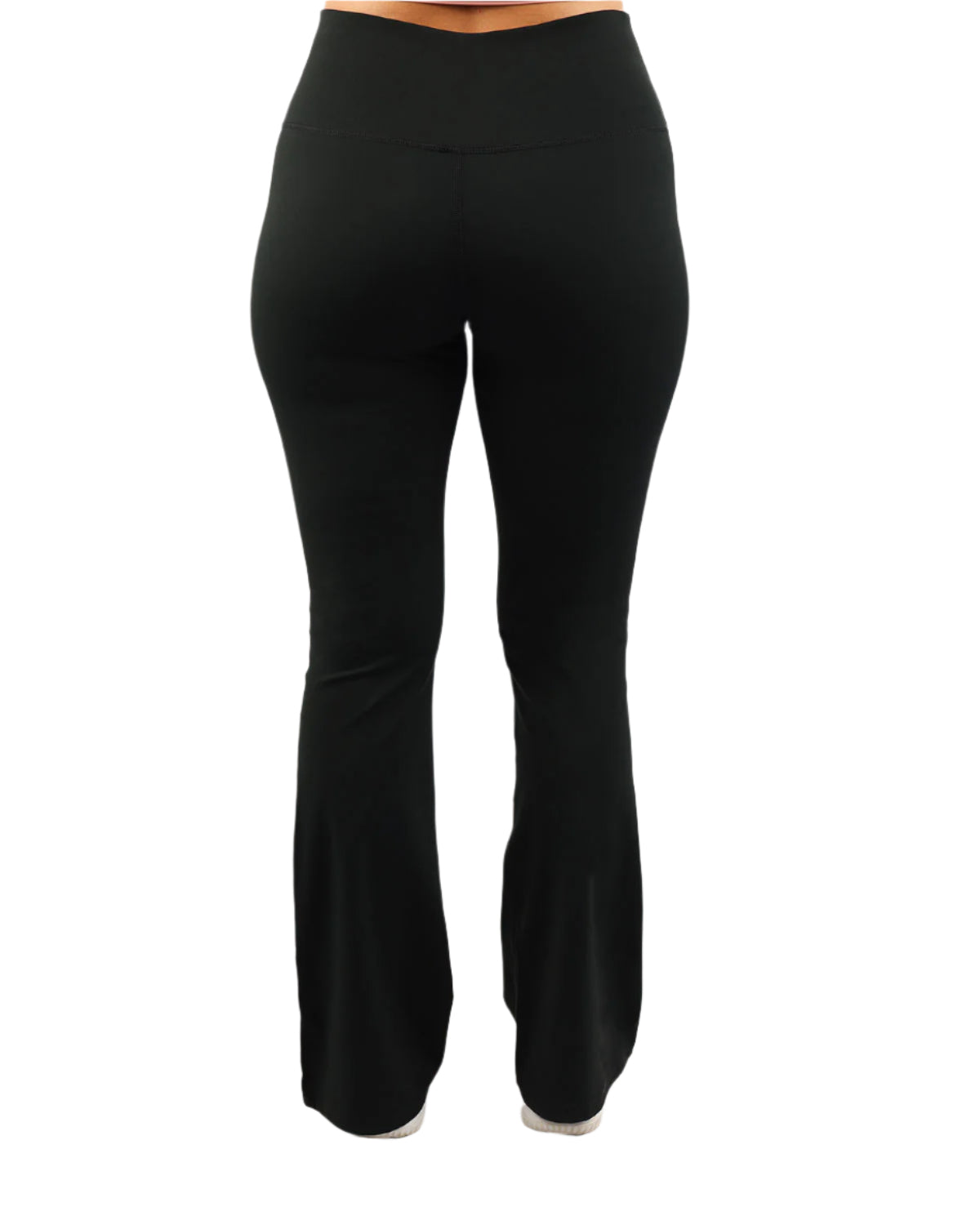 High-Rise Wide Leg Black Leggings-Atum -54297645