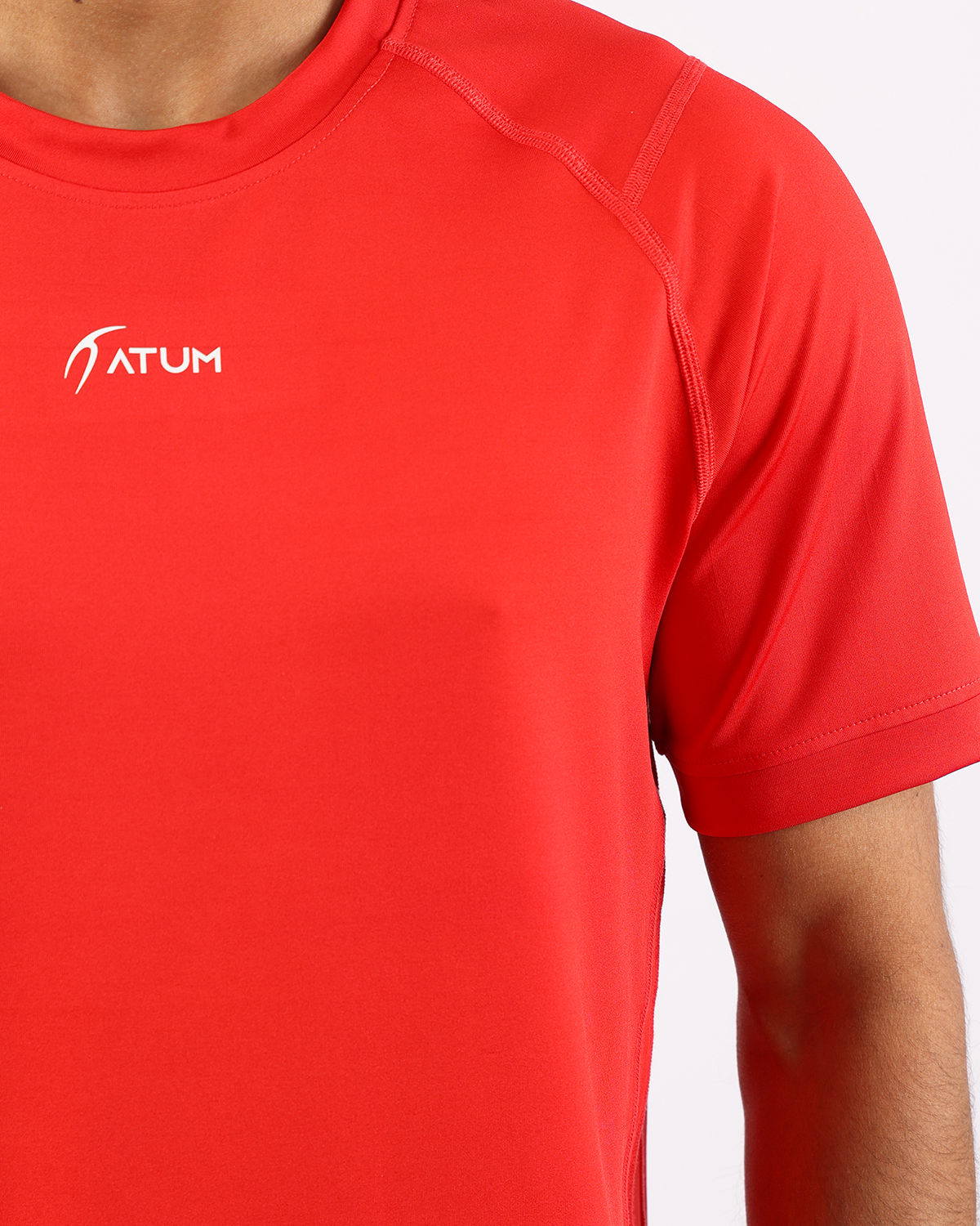 Energy Flow Men's Red T-Shirt-Atum -17628822