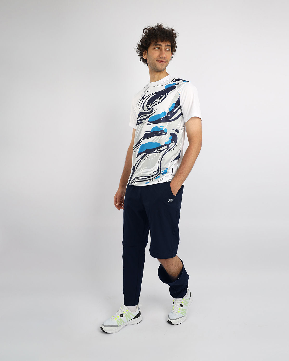 Adjustable Navy Pant/Short-Atum -71422790