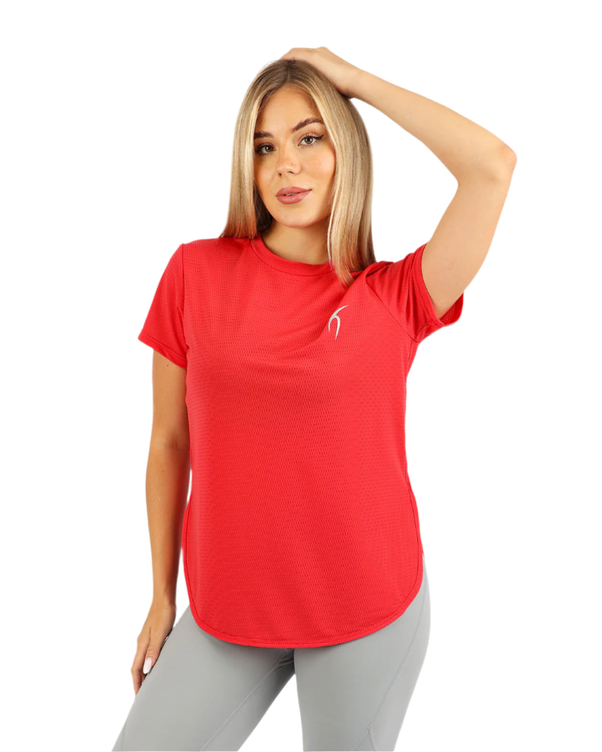 Short-Sleeve Training Red Top-Atum -74810407
