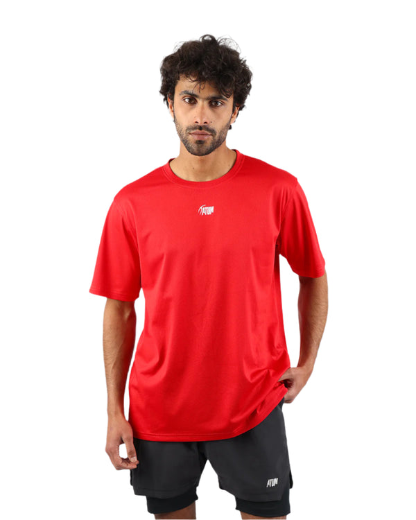 Prime Fit Men's Red T-Shirt-Atum -85228374
