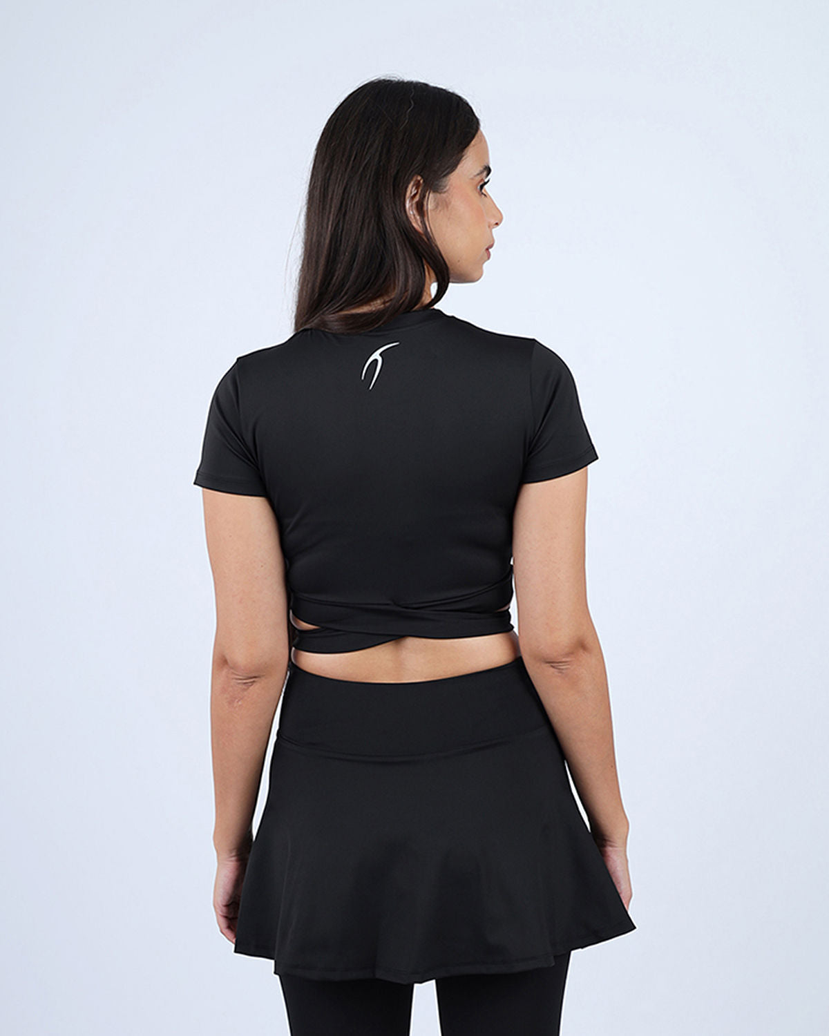 Twisted Short Sleeves Women's Crop Tee