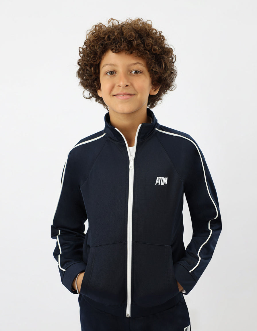 Essential Boy's Navy TrackSuit-Atum -15187226