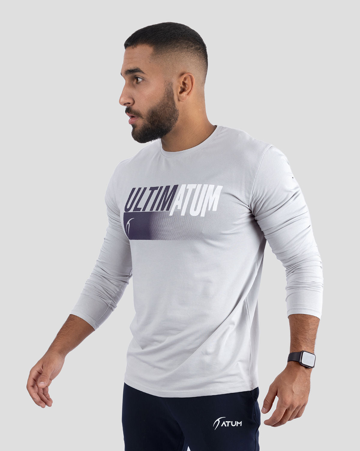 Optimum Men's Gray T-Shirt-Atum -8984627