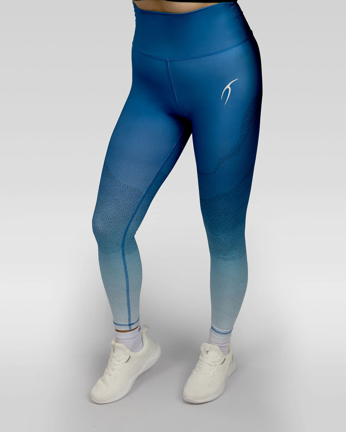 Women's Limitless Blue Leggings-Atum -5010220