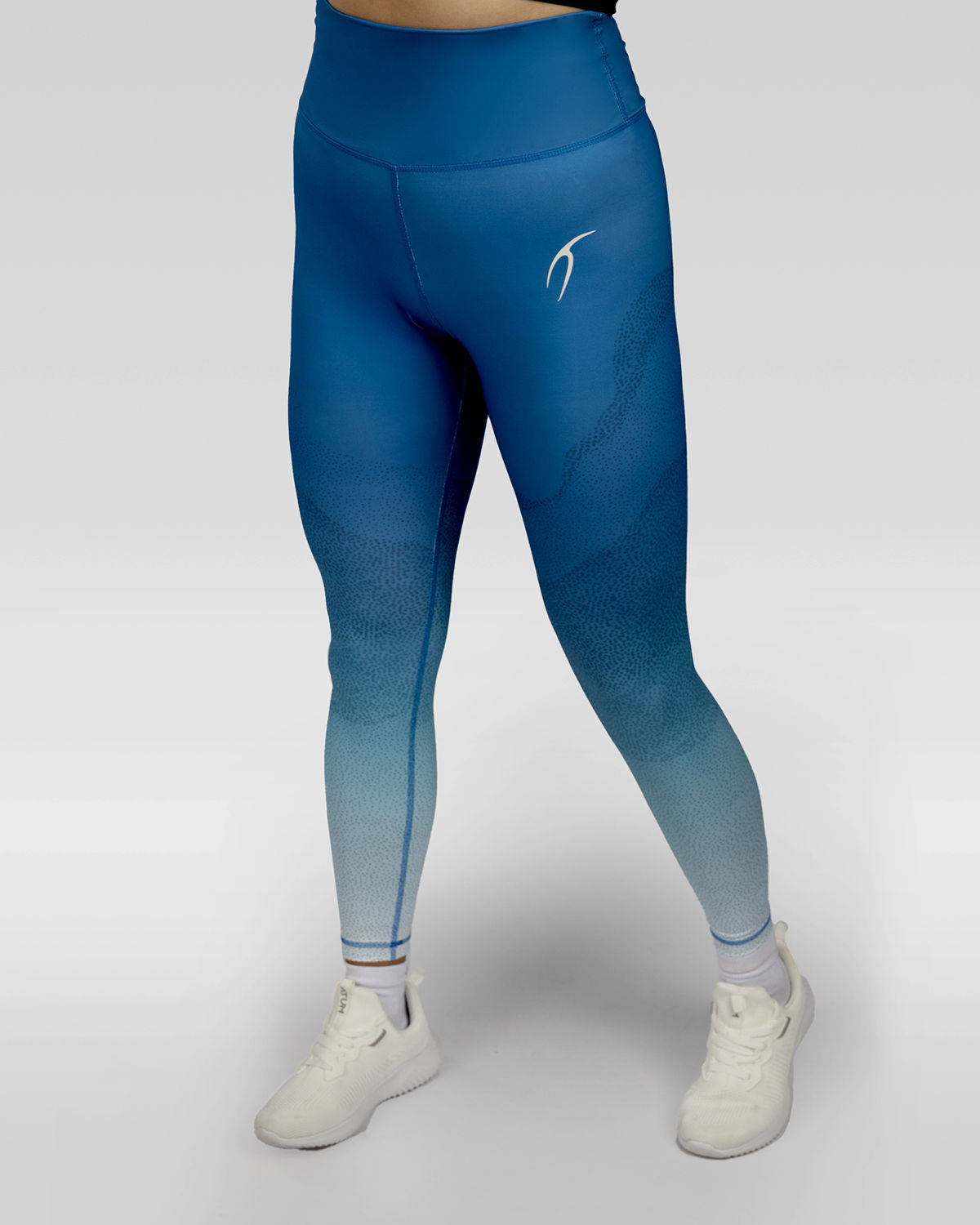 Women's Limitless Blue Leggings-Atum -40029731