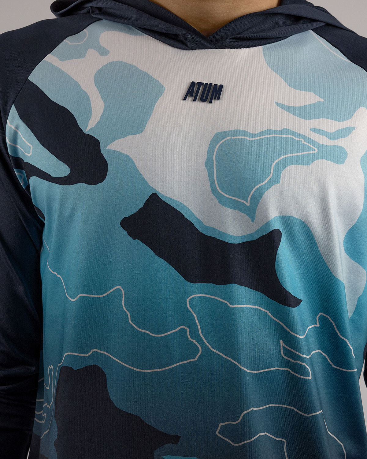 Training Long Sleeves Men's Navy T-Shirt-Atum -96185361