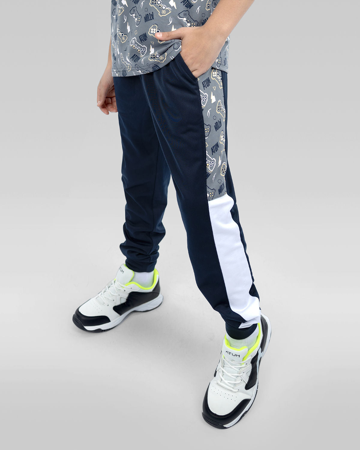 Boy's Graphic Sweatpants-Atum -20641745