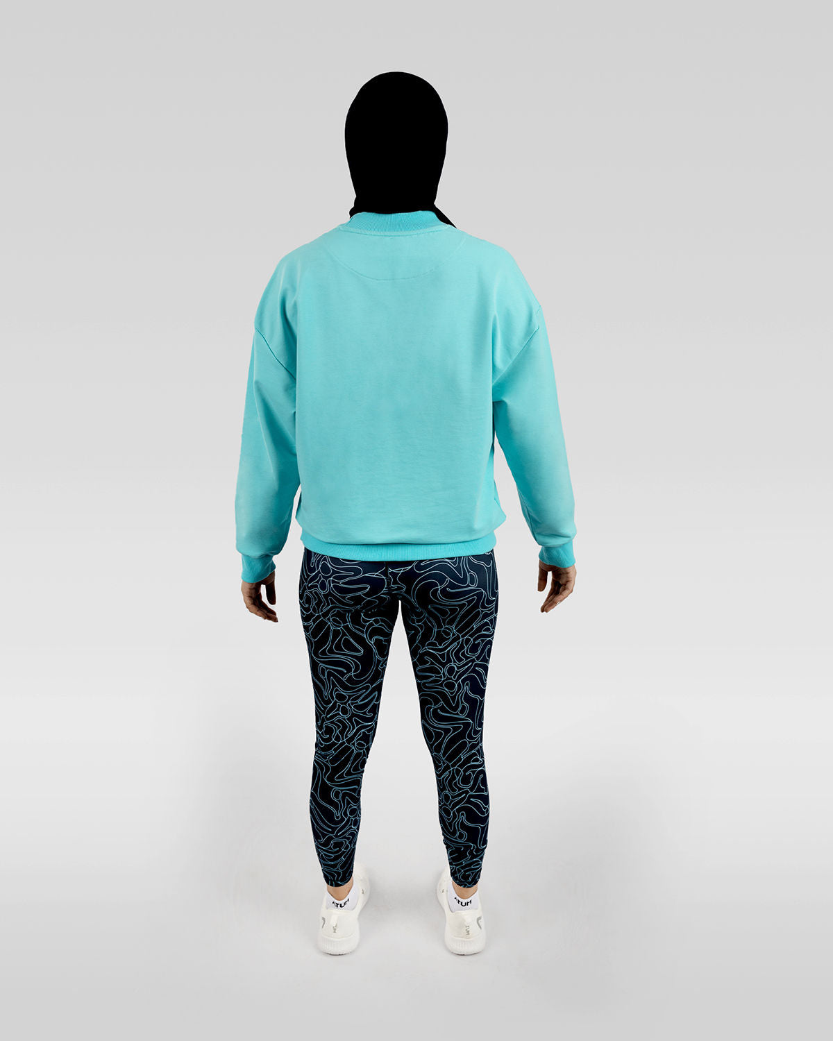 Women's Limitless Navy Leggings-Atum -84251482